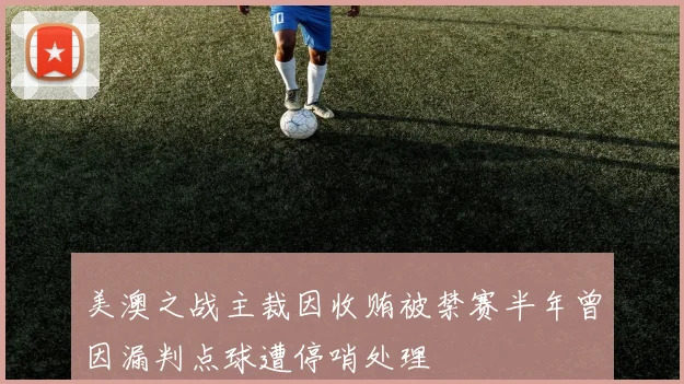 美澳之战主裁因收贿被禁赛半年曾因漏判点球遭停哨处理